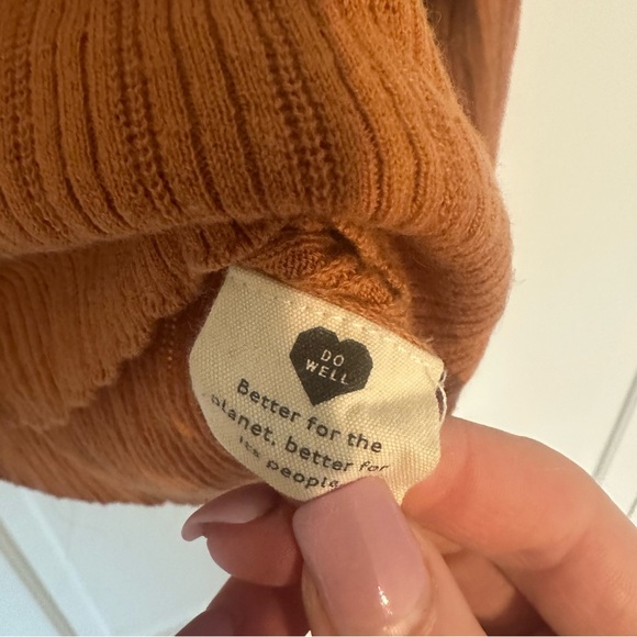 Madewell Women's Orange Cardigan Sweater - Picture 5 of 6